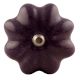 Dark Purple Crackle Ceramic Wine Stopper